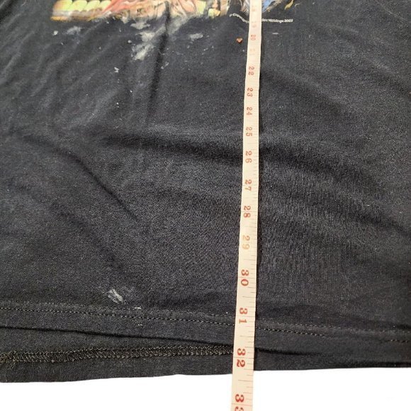 Iron Maiden Gildan Somewhere In Time 1986/87 Tour Shirt 3XL 2011 PRINT‎ Heavy - Picture 6 of 8